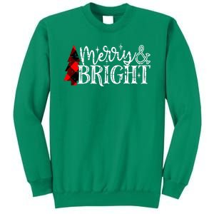 Merry And Bright Cute Christmas Gift Sweatshirt