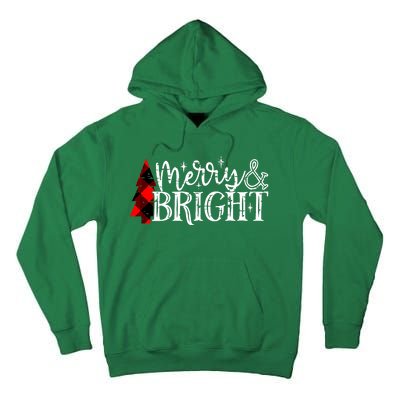 Merry And Bright Cute Christmas Gift Tall Hoodie