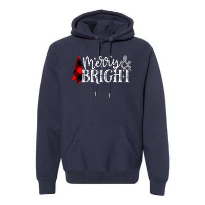 Merry And Bright Cute Christmas Gift Premium Hoodie