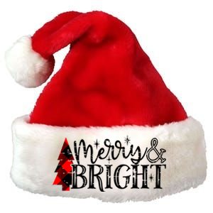 Merry And Bright Cute Christmas Gift Premium Christmas Santa Hat