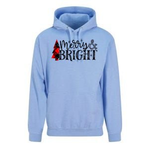 Merry And Bright Cute Christmas Gift Unisex Surf Hoodie