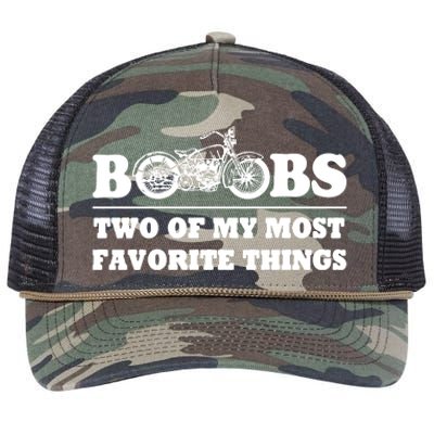 Motorcycles And Boobs Retro Rope Trucker Hat Cap