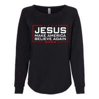 Make America Believe Again Jesus 2024 Womens California Wash Sweatshirt