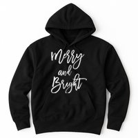 Merry And Bright Holiday Christmas Hoodie