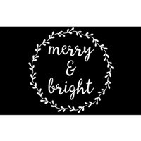 Merry And Bright Holly Christmas Jolly Festive Holly Bumper Sticker