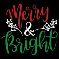 Merry And Bright Christmas Holiday Season Impact Tech Backpack