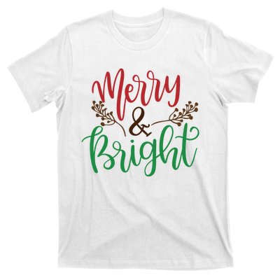 Merry And Bright Christmas Holiday Season T-Shirt