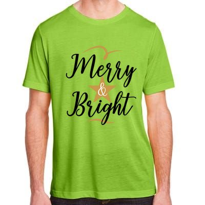 Merry And Bright Great Gift Adult ChromaSoft Performance T-Shirt