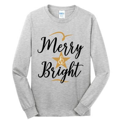 Merry And Bright Great Gift Tall Long Sleeve T-Shirt