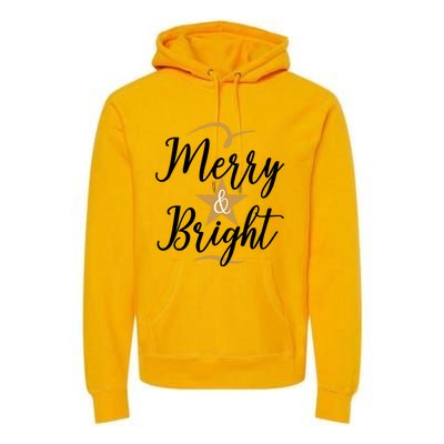 Merry And Bright Great Gift Premium Hoodie