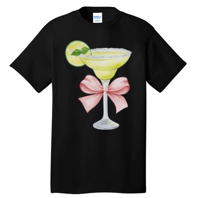 Margarita And Bow Coquette Cinco De Mayo Tall T-Shirt