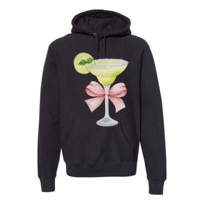 Margarita And Bow Coquette Cinco De Mayo Premium Hoodie