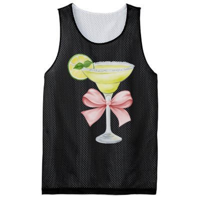 Margarita And Bow Coquette Cinco De Mayo Mesh Reversible Basketball Jersey Tank