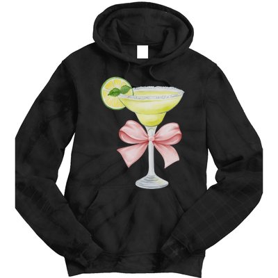 Margarita And Bow Coquette Cinco De Mayo Tie Dye Hoodie