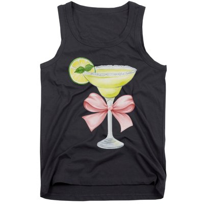 Margarita And Bow Coquette Cinco De Mayo Tank Top