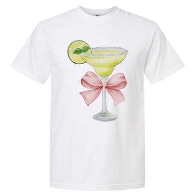 Margarita And Bow Coquette Cinco De Mayo Garment-Dyed Heavyweight T-Shirt