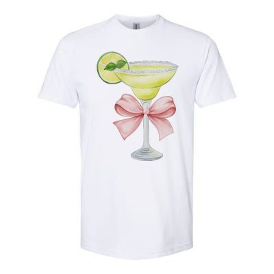 Margarita And Bow Coquette Cinco De Mayo Softstyle CVC T-Shirt