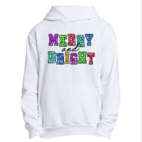 Merry And Bright Merry Christmas Xmas Holiday Urban Pullover Hoodie