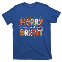 Merry And Bright Christmas Xmas Lights Family Pajama Holiday Cool Gift T-Shirt