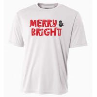 Merry And Bright Christmas Pajama Cooling Performance Crew T-Shirt