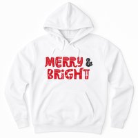 Merry And Bright Christmas Pajama Hoodie