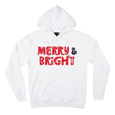 Merry And Bright Christmas Pajama Hoodie