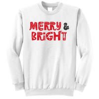 Merry And Bright Christmas Pajama Sweatshirt