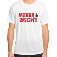 Merry And Bright Christmas Pajama Adult ChromaSoft Performance T-Shirt