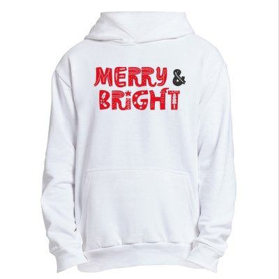 Merry And Bright Christmas Pajama Urban Pullover Hoodie