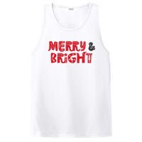 Merry And Bright Christmas Pajama PosiCharge Competitor Tank