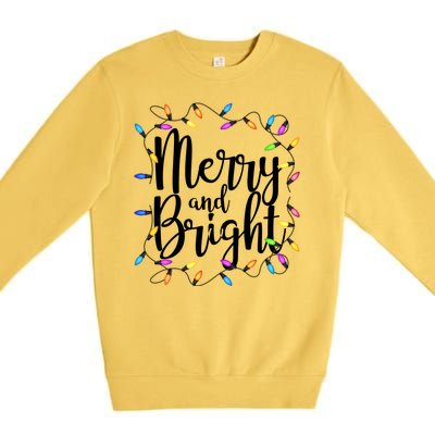 Merry And Bright Premium Crewneck Sweatshirt