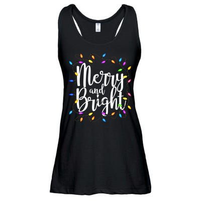 Merry And Bright Ladies Essential Flowy Tank