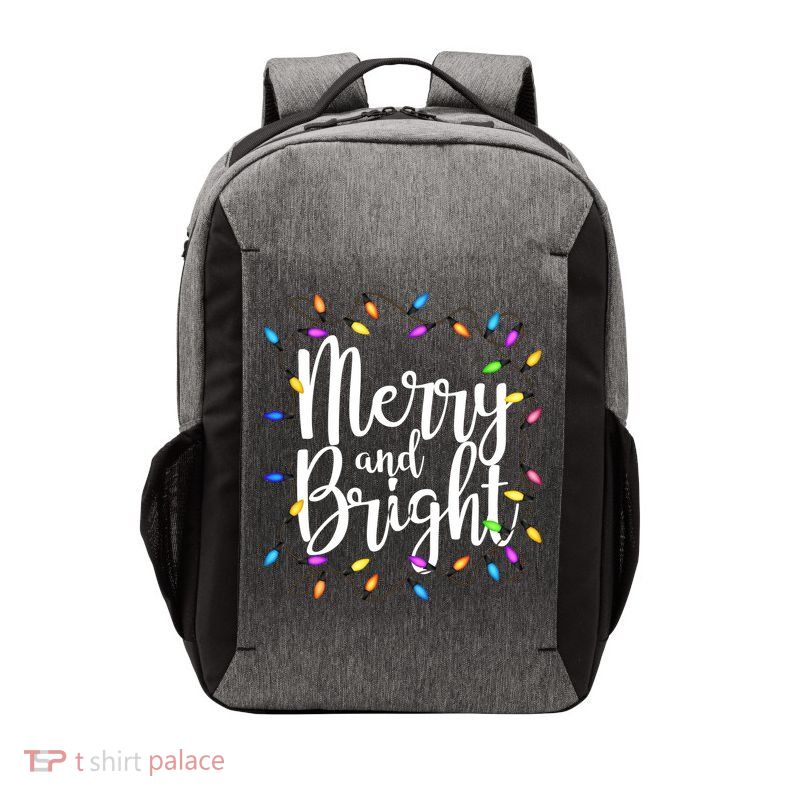 Merry And Bright Vector Backpack