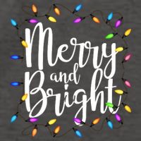 Merry And Bright Vector Backpack