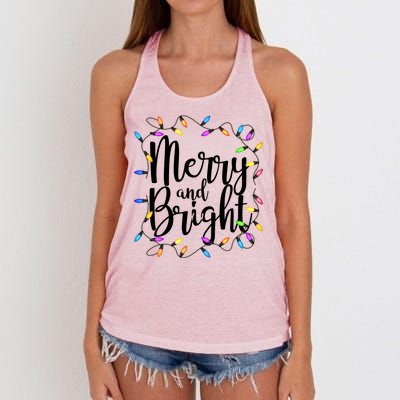 Merry And Bright Women's Knotted Racerback Tank