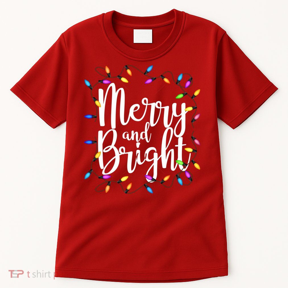 Merry And Bright Tall T-Shirt