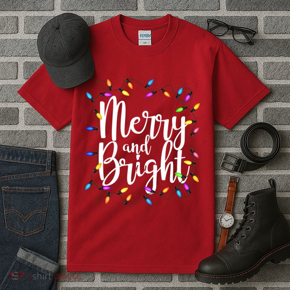 Merry And Bright Tall T-Shirt