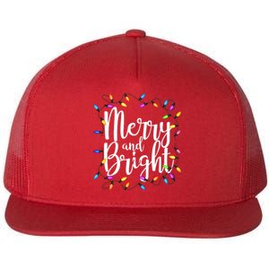 Merry And Bright Flat Bill Trucker Hat