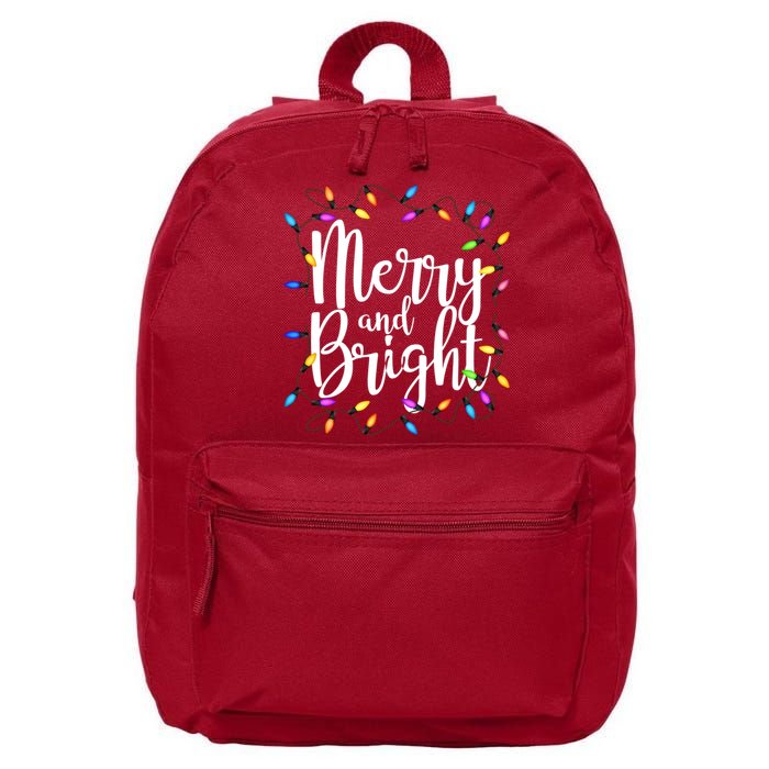 Merry And Bright 16 in Basic Backpack
