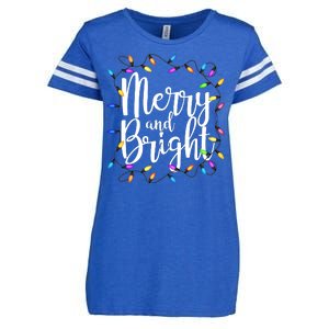 Merry And Bright Enza Ladies Jersey Football T-Shirt