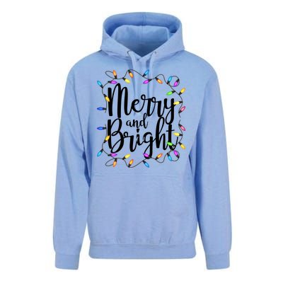 Merry And Bright Unisex Surf Hoodie