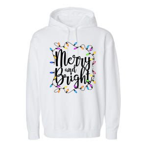 Merry And Bright Garment-Dyed Fleece Hoodie