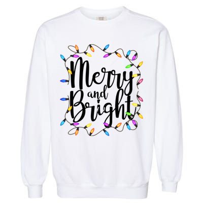 Merry And Bright Garment-Dyed Sweatshirt