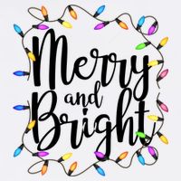 Merry And Bright Garment-Dyed Sweatshirt