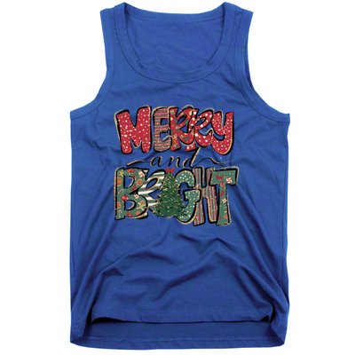 Merry And Bright Snowflakes Family Christmas Xmas Wear Gift Tank Top