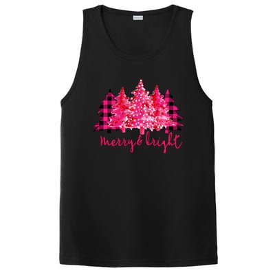 Merry And Bright Christmas Tree Graphic PosiCharge Competitor Tank