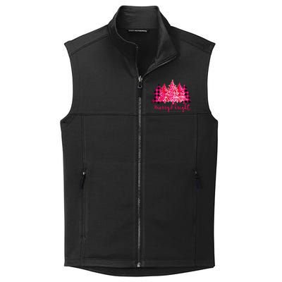 Merry And Bright Christmas Tree Graphic Collective Smooth Fleece Vest