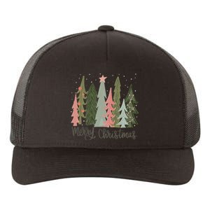 Merry And Bright Christmas Tree Noel Happy Party Christmas Yupoong Adult 5-Panel Trucker Hat