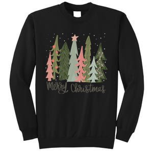 Merry And Bright Christmas Tree Noel Happy Party Christmas Sweatshirt