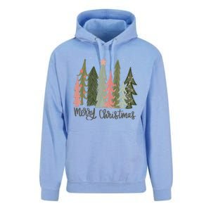 Merry And Bright Christmas Tree Noel Happy Party Christmas Unisex Surf Hoodie